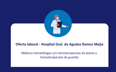 Oferta laboral – Hospital Ramos Mejia