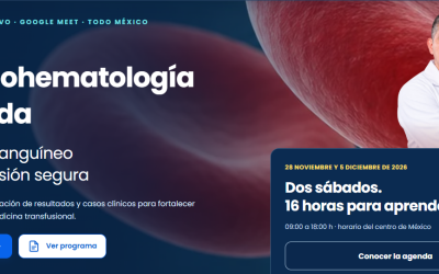 Inmunohematología en línea – 28/11 y 5/12