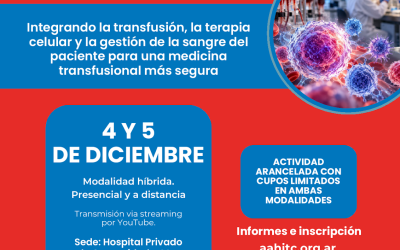 PRIMERAS JORNADAS NACIONALES DE TERAPIA CELULAR – MAR DEL PLATA 2026